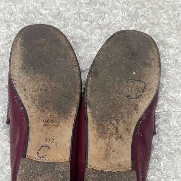 Gucci Horsebit Accent Patent Leather Loafers - Picture 10 of 11